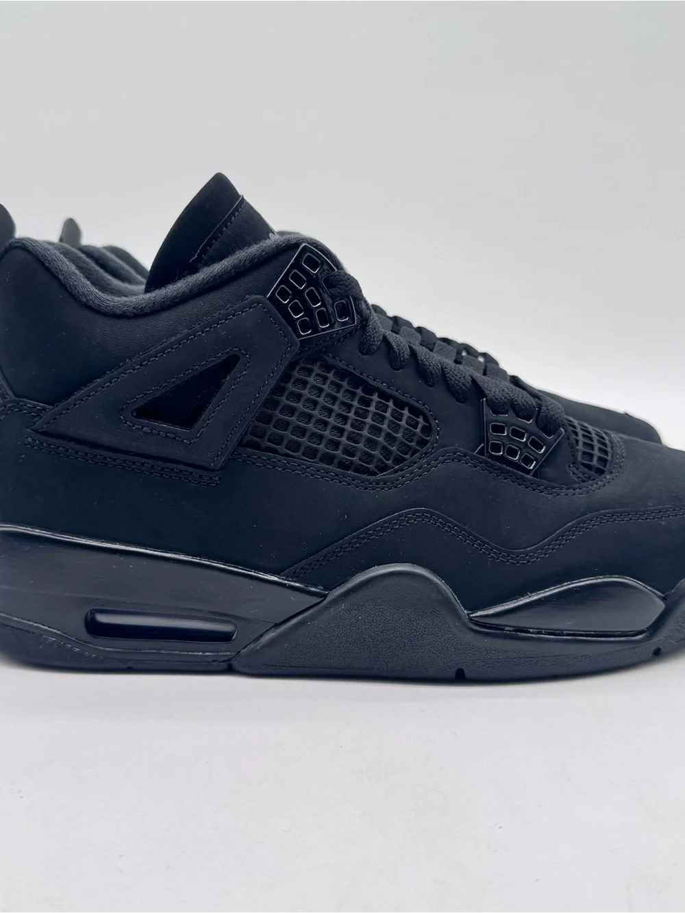 Air Jordan 4 Retro 2025 Black Cat FV5029-010 Men’s Size 13 B Grade